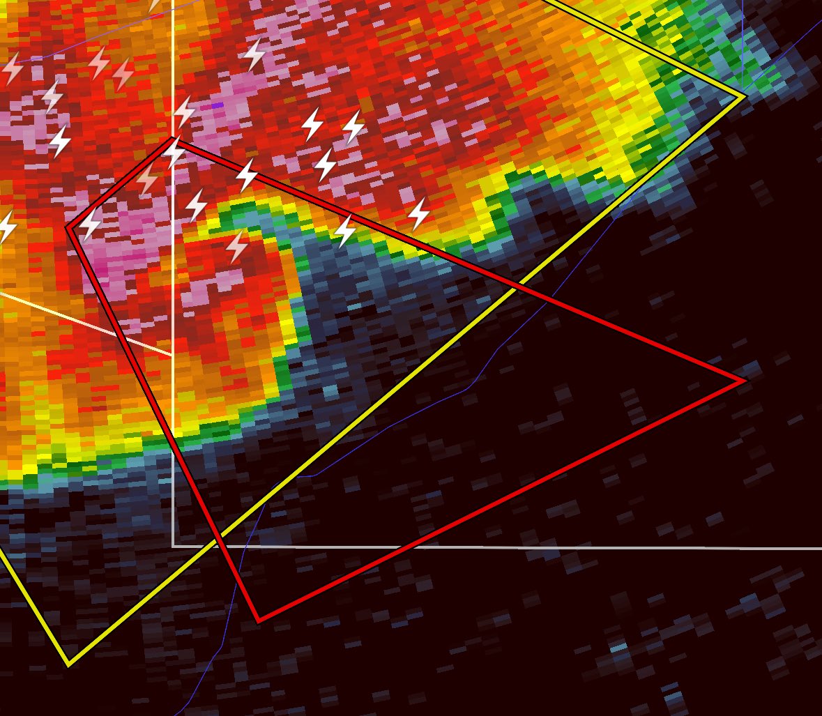 A large destructive storm is moving across 350 is southern Colorado. This is likely producing hail up to 3” in diameter and a tornado.

Rural but deadly storm.