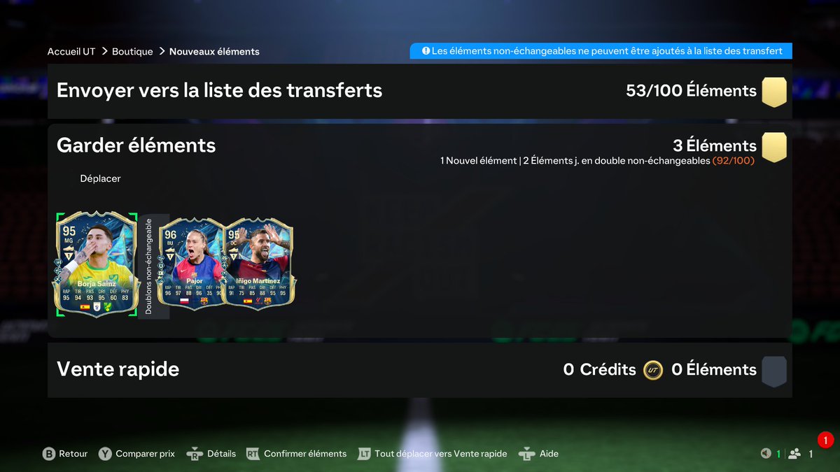 1ère récompenses du week-end ! 

Rang V suffisant ✅