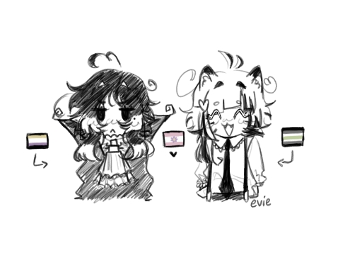 i love them sm, my lil sapphics