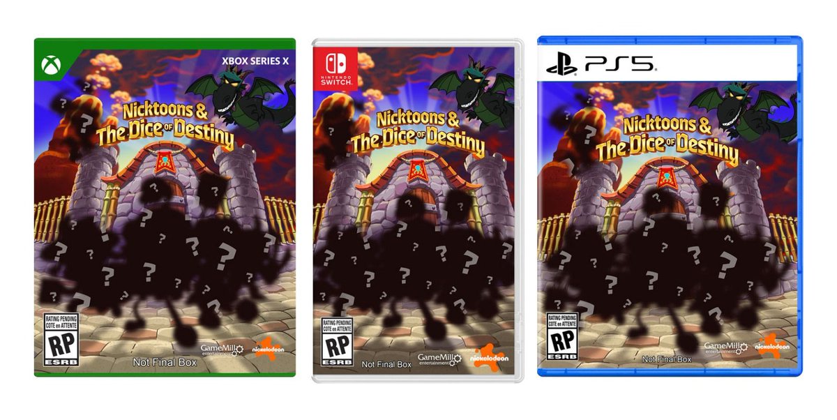 Wario64's tweet image. Nicktoons Dice Of Destiny (PS5/XSX/Switch) up for preorder at VGP ($44 US Dollars) buff.ly/69zUQxo 
PNP Games buff.ly/iMcqIrG 

GameStop buff.ly/gG9TORE #ad 

yes, that's the cover art...currently