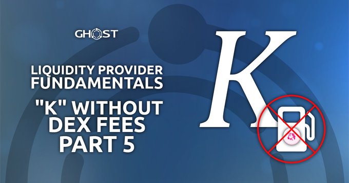 Understanding the product constant 'k' in DEX liquidity pools:

1️⃣ Swaps keep k constant
2️⃣ Adding liquidity expands k quadratically
3️⃣ Removing liquidity shrinks k

Deep dive into the math behind liquidity dynamics 👇
🔗 https://blog.ghostchain.io/liquidity-provider-k-without-dex-fees-part-5/