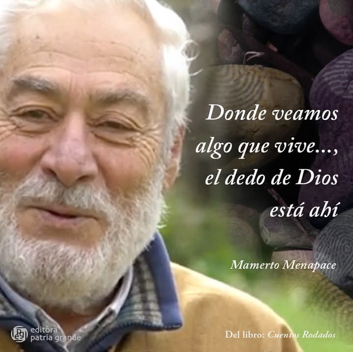 Descansa en paz, padre Mamerto Menapace 🙏🏻
Un poco de mi historia se va con vos, tu vida transformó la mía, gracias por tanto