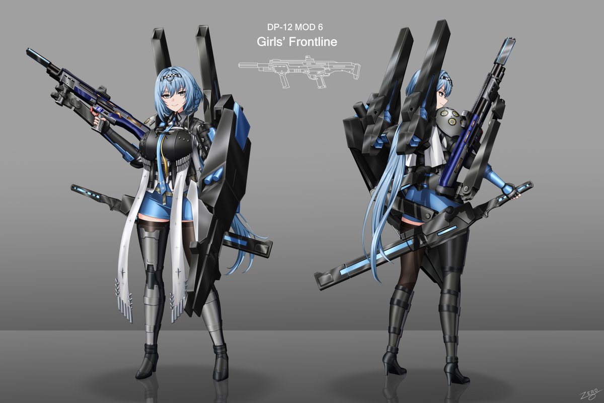DrawingsZERO's tweet image. Commission by: @TitanHighwayman 

DP-12 MOD 6
Girls&apos; Frontline
pixiv.net/en/artworks/13…