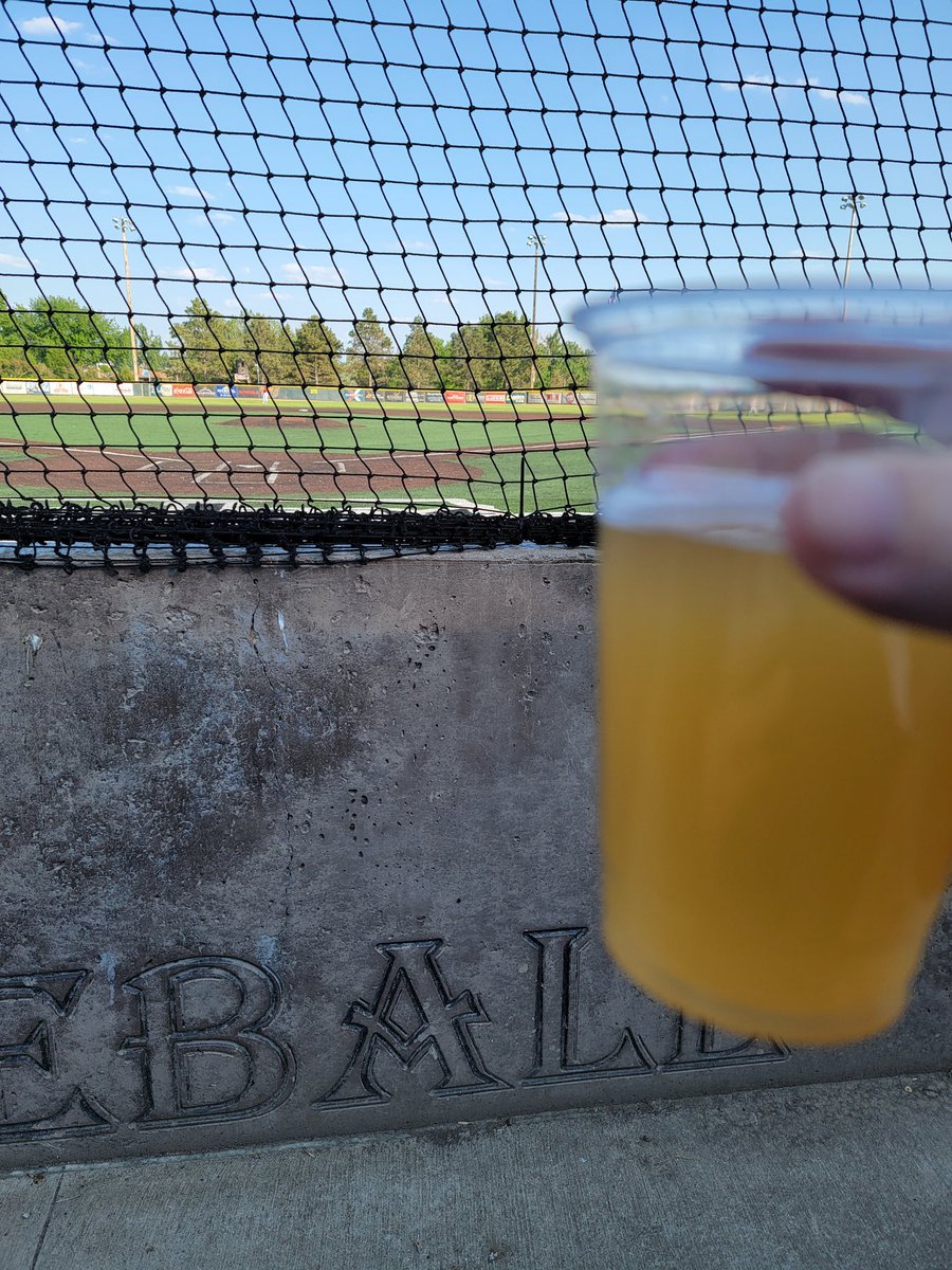 Perfect night to be at the ballpark.