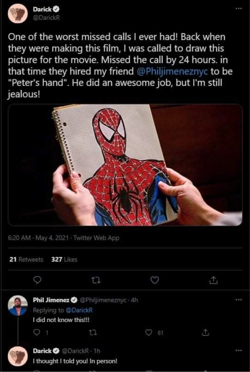 Leonardo Marques (@itslennymarx) on Twitter photo <a href="/CoolComicArt/">Cool Comic Art</a> <a href="/Philjimeneznyc/">Phil Jimenez</a> A quick addition: Darick Robertson was supposed to be the artist behind these drawings, but he missed the call, something Phil himself didn't know until Darick tweeted about it. <a href="/CoolComicArt/">Cool Comic Art</a> <a href="/Philjimeneznyc/">Phil Jimenez</a> A quick addition: Darick Robertson was supposed to be the artist behind these drawings, but he missed the call, something Phil himself didn't know until Darick tweeted about it.