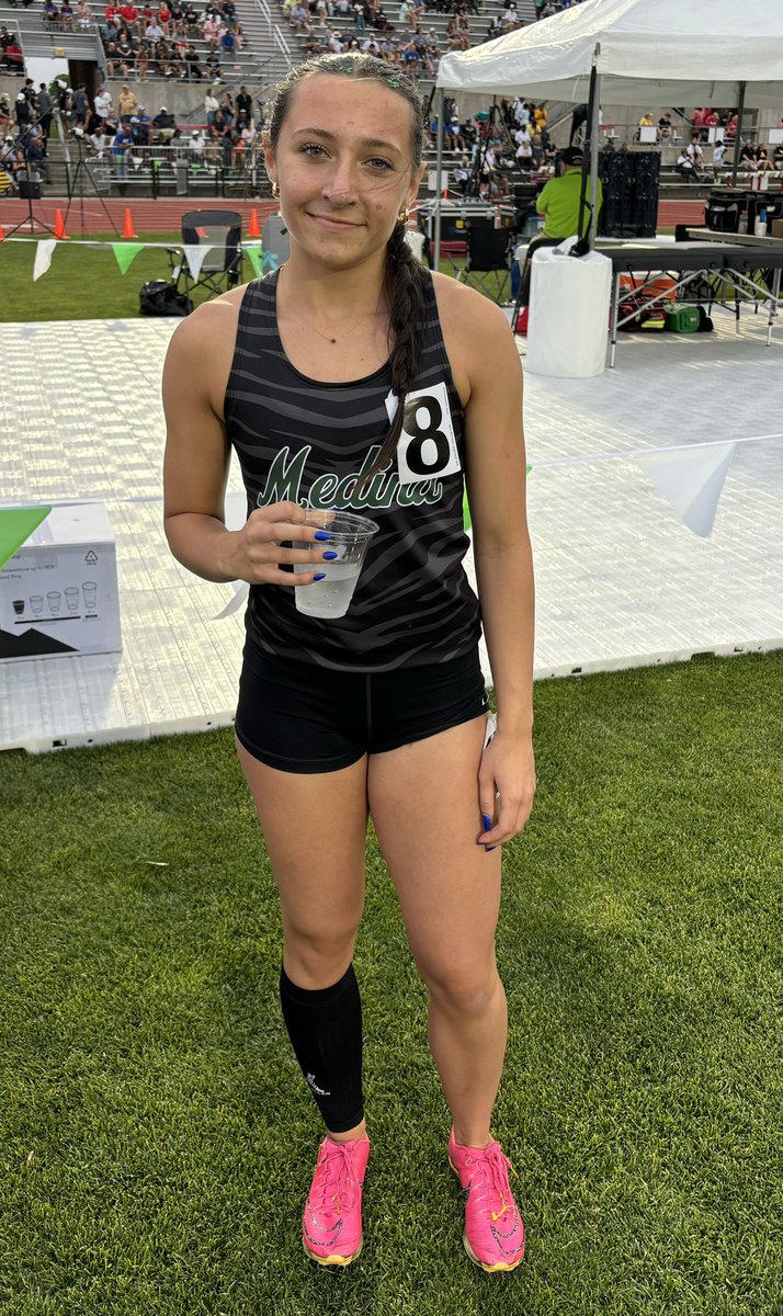 Brian Dulik (@briandulik) on Twitter photo G-TR: <a href="/medinaathletics/">Medina Athletics</a> junior <a href="/DielloBroo30173/">Brooke Diello</a> has broken the Medina County record in the 200-meter dash with a 24.51 <a href="/OHSAASports/">OHSAA Sports</a> Division I state meet. G-TR: <a href="/medinaathletics/">Medina Athletics</a> junior <a href="/DielloBroo30173/">Brooke Diello</a> has broken the Medina County record in the 200-meter dash with a 24.51 <a href="/OHSAASports/">OHSAA Sports</a> Division I state meet.