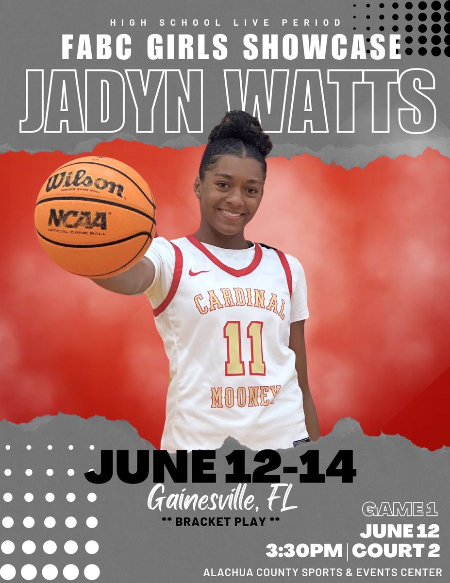 Jadyn Watts (@jadynwatts1) on Twitter photo My schedule for Gainesville this upcoming week! Ready to play with <a href="/CMHSgirlsbball/">Cardinal Mooney Girls Basketball</a> ❤️🤍 My schedule for Gainesville this upcoming week! Ready to play with <a href="/CMHSgirlsbball/">Cardinal Mooney Girls Basketball</a> ❤️🤍