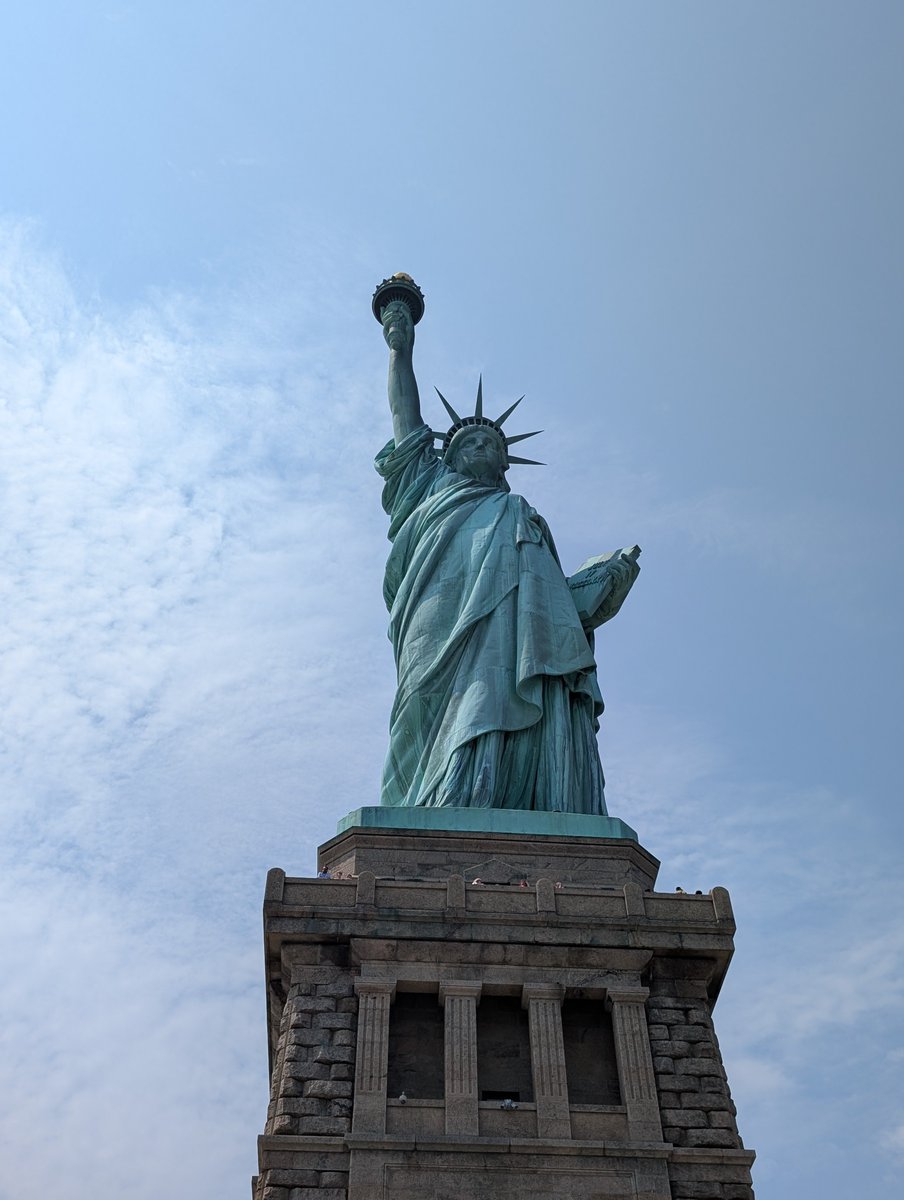 first time visiting the Statue of Liberty despite visiting the  NYC area before.