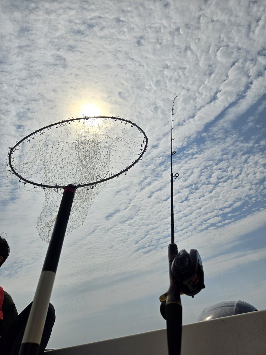 鯛が釣れることを願って✨
天草での船釣り！