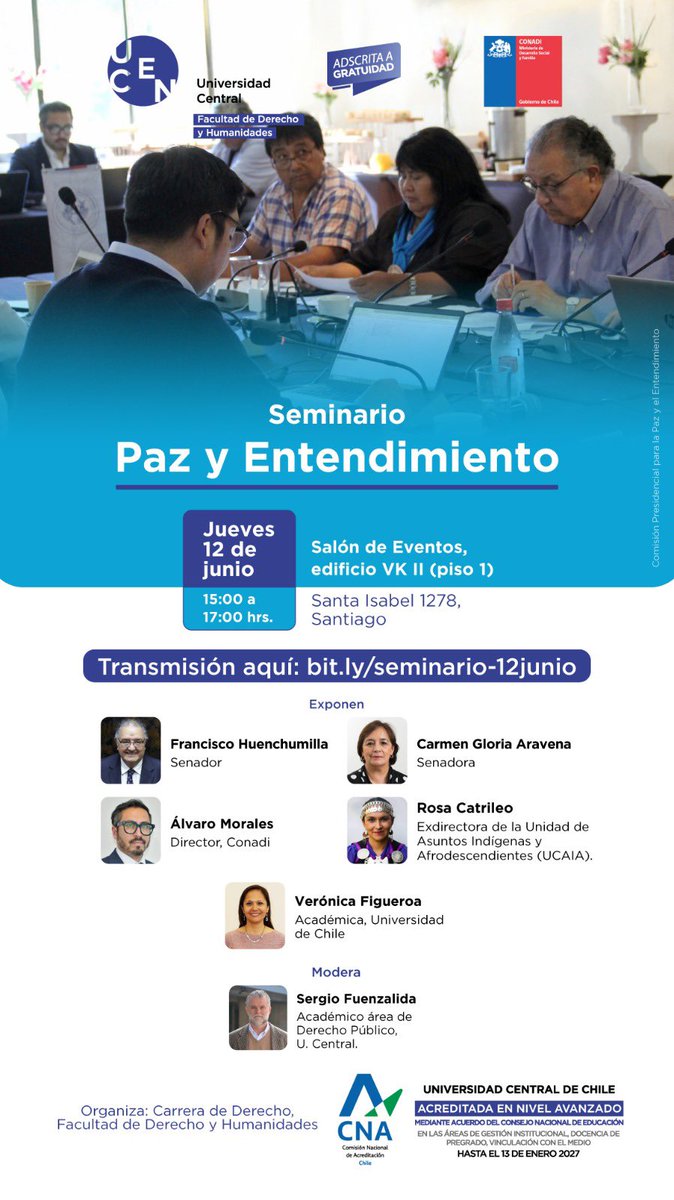 La próxima semana tenemos 4 super actividades que no te vas a querer perder: una presentación de libro con <a href="/TirantChile/">Tirant Chile</a>; un seminario junto a <a href="/CONADI_Gob/">CONADI</a>, un workshop y una charla con un gran experto en IA de la <a href="/Uniandes/">Uniandes</a> (🇨🇴). ¡No te los vayas a perder!