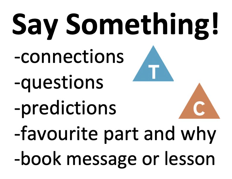 burnsmelissa1's tweet image. Had our 1st Book Club meeting today—best one yet! 🎉
Students used the Say Something strategy to share connections, questions, predictions &amp;amp; more.
They led the convo naturally &amp;amp; we had FOUR rounds of sharing!
Can’t wait for them to start their own books Monday! 📚 #sd38learn