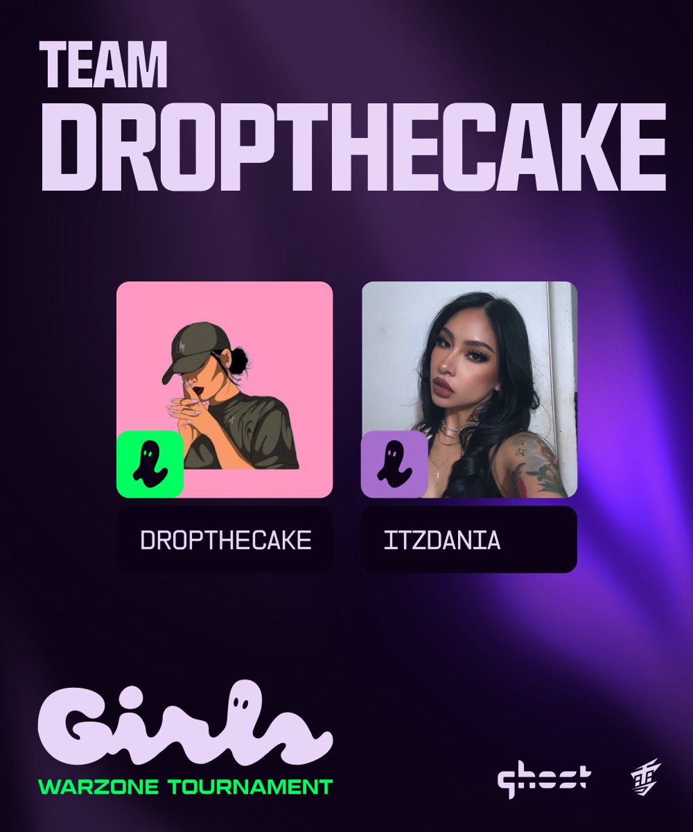 Playing with <a href="/DropTheCakee/">Cakee</a> tomorrow in the
<a href="/girlsofghost/">Ghost Girls</a> $1000 Duo Rebirth tournament at 3p est!! 😃👽