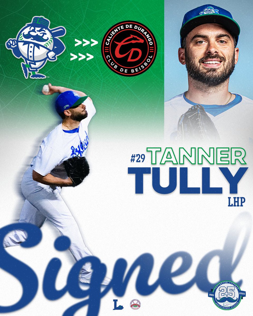 GoLexLegends's tweet image. The Lexington Legends are proud to announce that they have sold the contract of left-handed pitcher Tanner Tully to Caliente de Durango of the Mexican League.
 
Tully will be the fourth player this season to have his contract purchased.
 
Once a Legend, always a Legend.