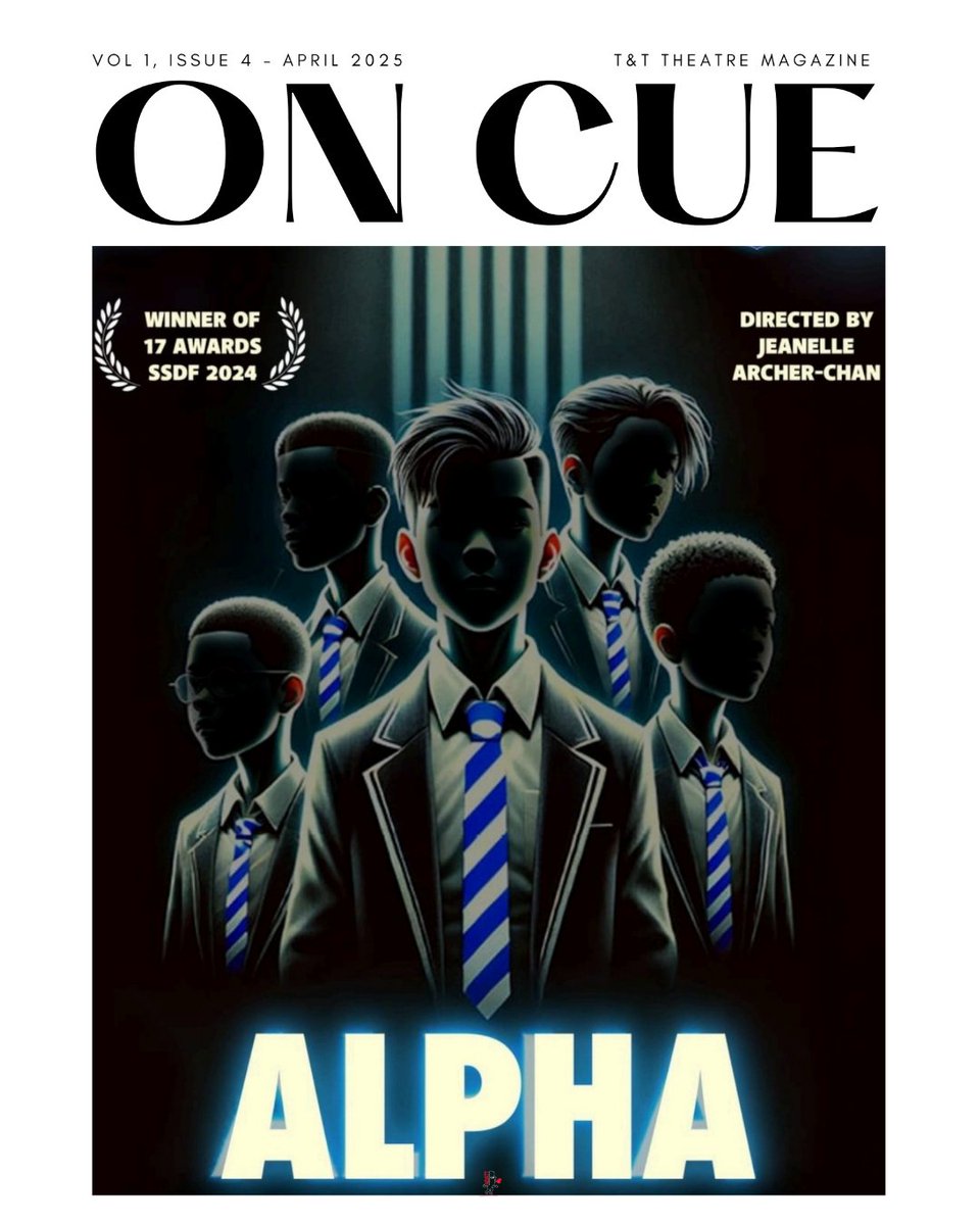 On Cue Magazine - Issue 4! 🎭

🚨Naparima College Drama Club's Alpha heads to the Toronto Fringe '25
🌟 Member Spotlight: Arnetia Thomas -  storyteller, culture keeper
📝 Cue The Tips: Brendon Alekseii  Tips for Playwrights

Stay On Cue! linktr.ee/ndatt