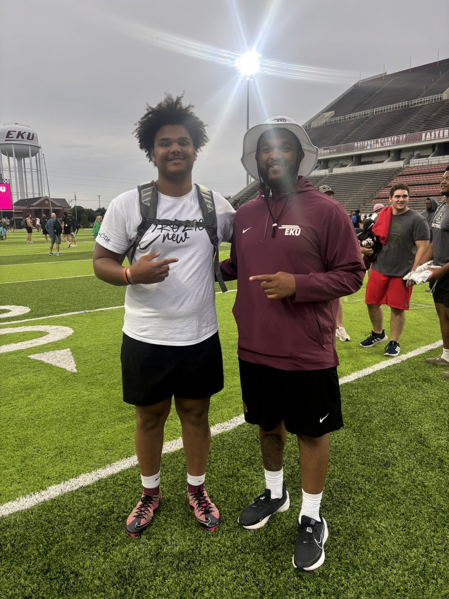Xavier Patterson (@xapatterson2008) on Twitter photo I had an amazing time <a href="/EKUFootball/">EKU Football</a> today. Made it to the top ten DL competition thank you <a href="/dltough_8/">Dayton LeBlanc</a>! <a href="/MikeDDietzel1/">CoachDietz</a>
<a href="/GordonCohagan/">Gordon Cohagan</a> <a href="/RecruitNitroHS/">Nitro Wildcats Football</a> I had an amazing time <a href="/EKUFootball/">EKU Football</a> today. Made it to the top ten DL competition thank you <a href="/dltough_8/">Dayton LeBlanc</a>! <a href="/MikeDDietzel1/">CoachDietz</a>
<a href="/GordonCohagan/">Gordon Cohagan</a> <a href="/RecruitNitroHS/">Nitro Wildcats Football</a>