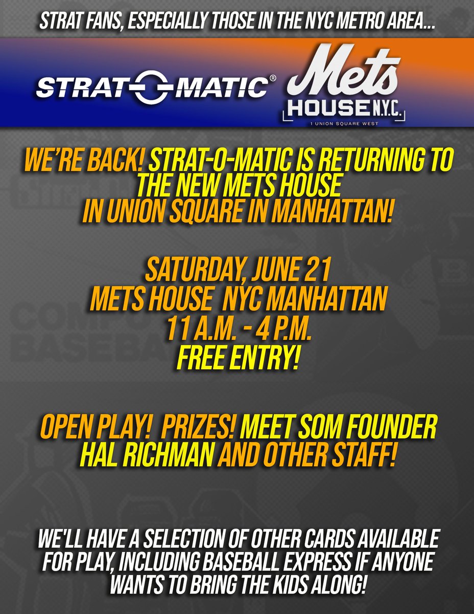 We're coming back! <a href="/Mets/">New York Mets</a> <a href="/keithhernandez/">keith Hernandez</a>
#metshousenyc #metshouse #LGM📷