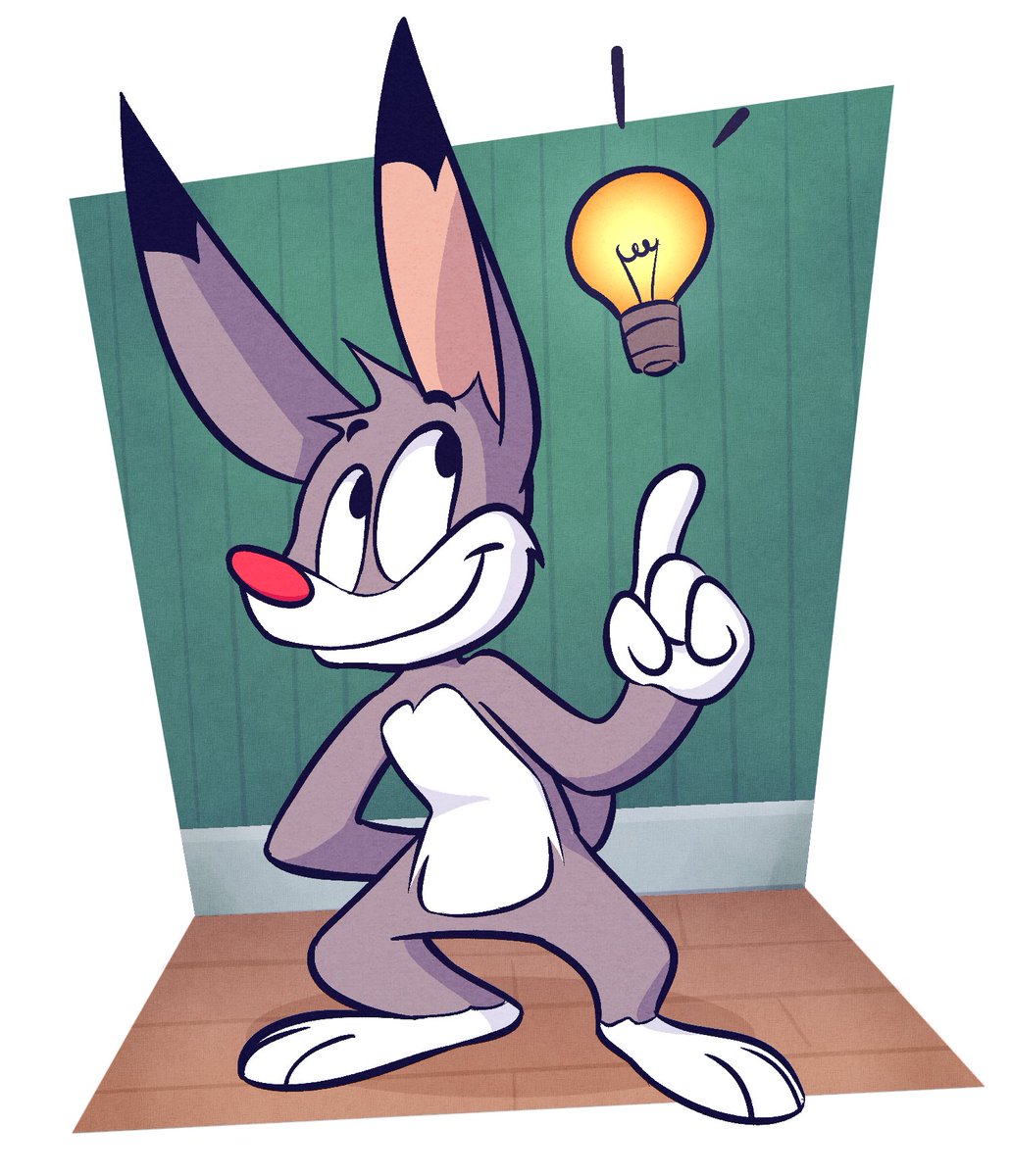 My take on <a href="/BrandonSDraws/">Brandon S.</a> 's bunny Rudolph 😀