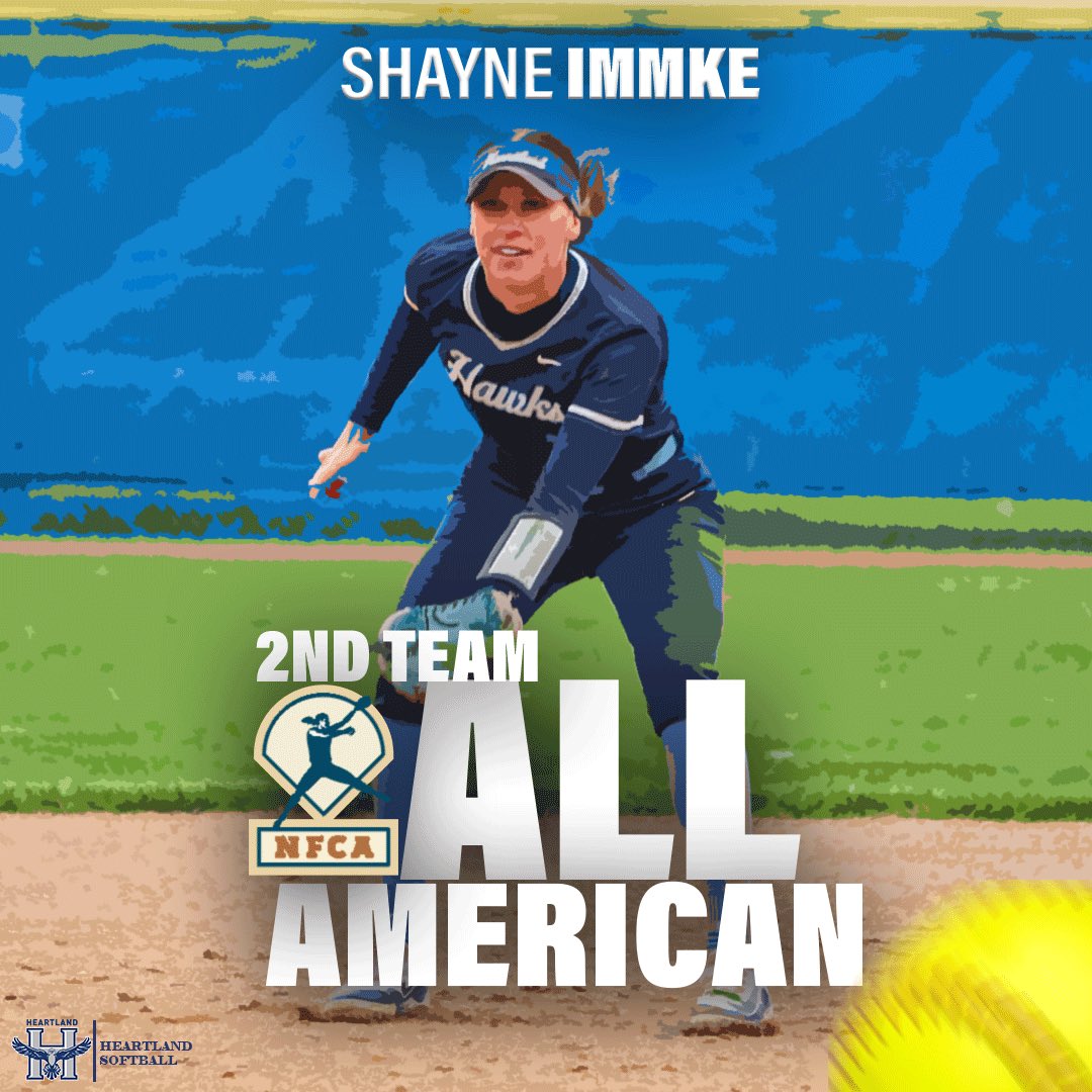HCCAthleticDept's tweet image. One Last Accomplishment for Shayne Immke for the 2025 Season 🔥🦅
Congrats are in Order for the NFCA Second Team All-American Selection 👏🏼 

#humhawks