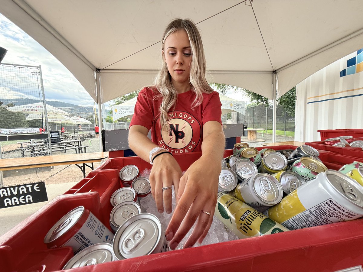 Hailey has. Your cool ones on ice already. All that’s missing from tonight’s ⁦<a href="/northpawsbb/">Kamloops NorthPaws</a>⁩ home opener is….  YOU!  See you at the game #Kamloops.