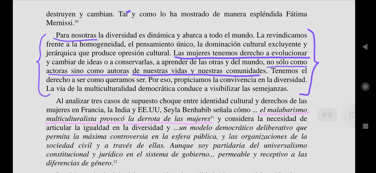Me repugna la deshonestidad de quienes pretenden silenciar a Marcela Lagarde llamándola racista.
Justifican su acoso y mentiras diciendo que "llamó fósiles a las mujeres indigenas", pero nunca muestran la cita:

De hacerlo, sus mentiras y malas intenciones quedan muy visibles.