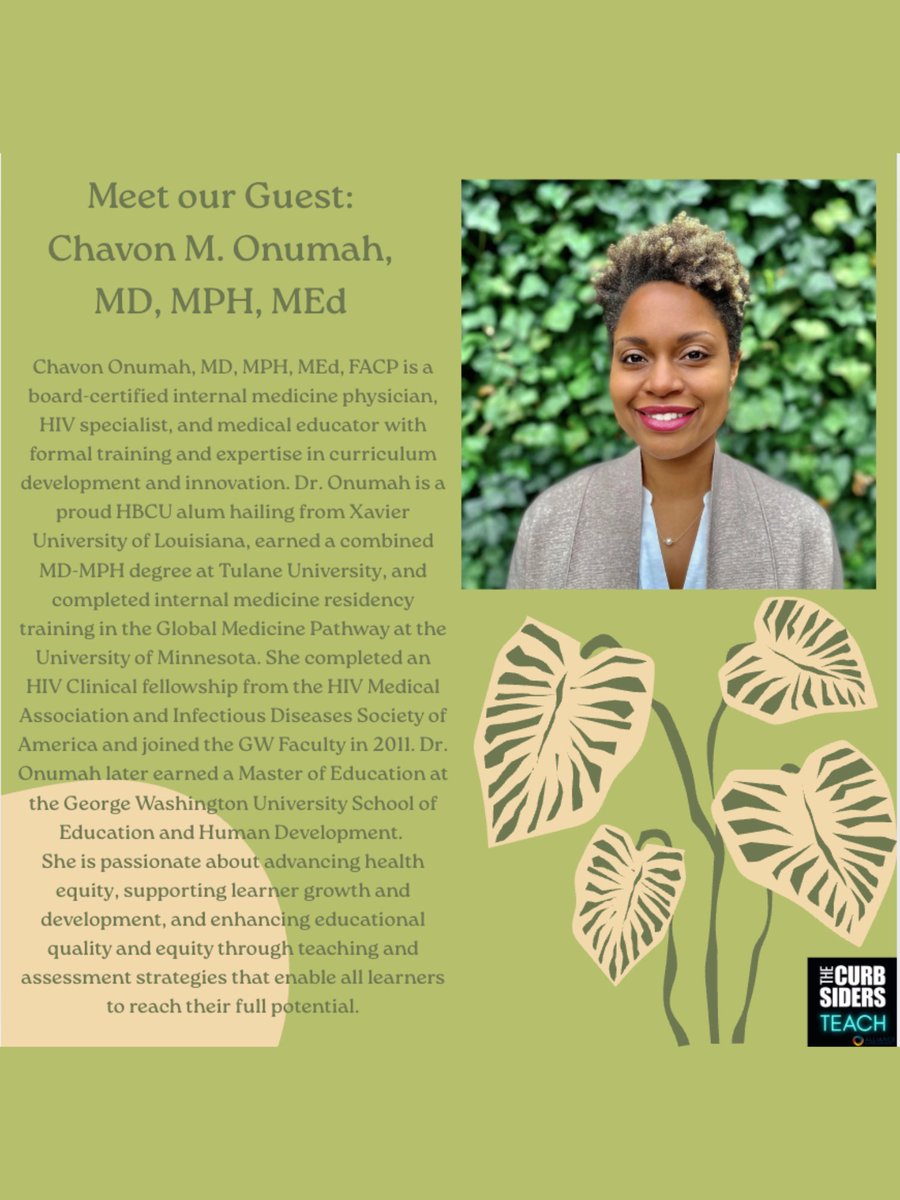 The Curbsiders (@thecurbsiders) on Twitter photo 🎙️ New <a href="/CurbsidersTeach/">The Curbsiders Teach Podcast</a> ep!
Dr. Chavon Onumah flips the script w/ the anti-deficit framework 💡
✅ Empower learners
🛡️ Counter imposter syndrome
🏛️ Build safer learning spaces
🎧 Listen + claim CME:
open.spotify.com/episode/7mOWGk… 🎙️ New <a href="/CurbsidersTeach/">The Curbsiders Teach Podcast</a> ep!
Dr. Chavon Onumah flips the script w/ the anti-deficit framework 💡
✅ Empower learners
🛡️ Counter imposter syndrome
🏛️ Build safer learning spaces
🎧 Listen + claim CME:
open.spotify.com/episode/7mOWGk…
