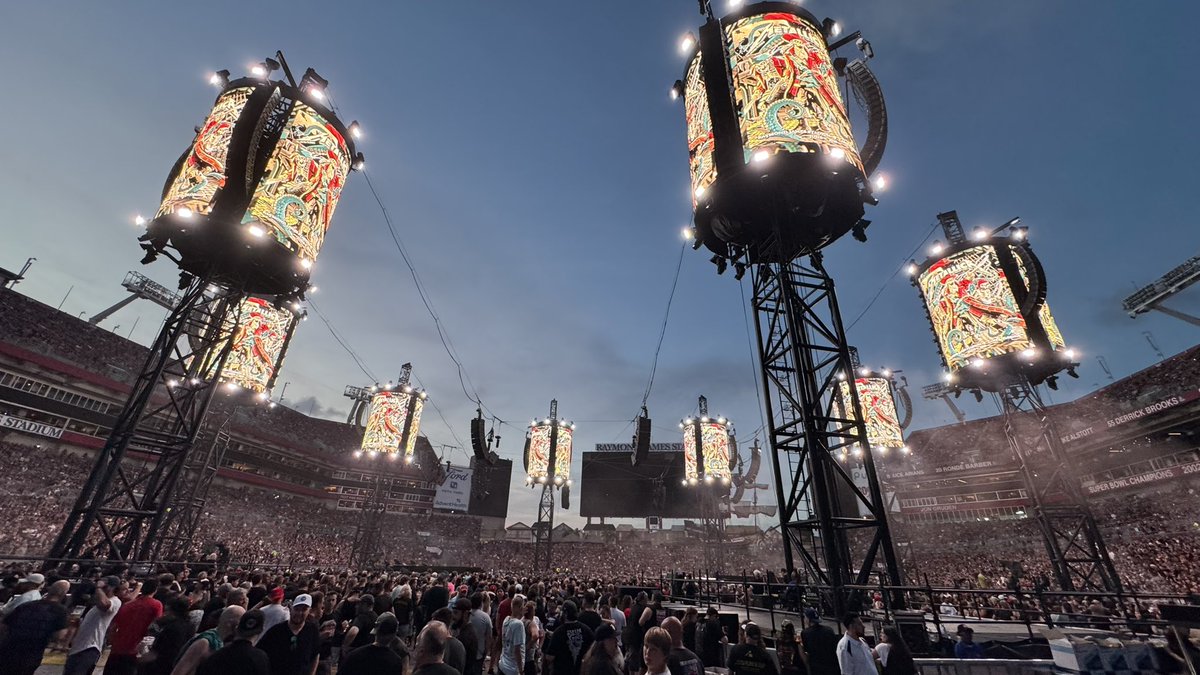 Almost time for Metallica 🤘