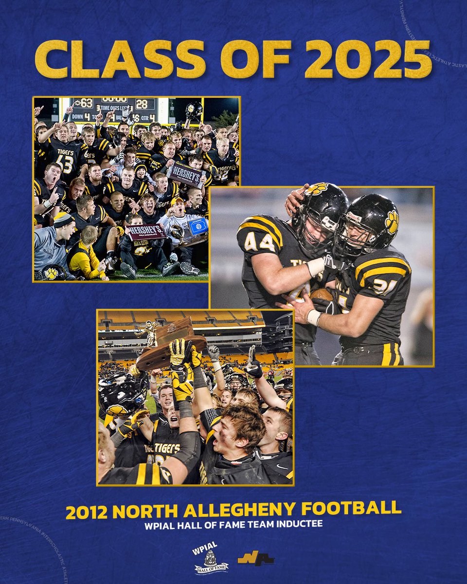 𝐖𝐏𝐈𝐀𝐋 𝐇𝐚𝐥𝐥 𝐨𝐟 𝐅𝐚𝐦𝐞 𝐂𝐥𝐚𝐬𝐬 𝐨𝐟 𝟐𝟎𝟐𝟓

📛: 2012 <a href="/NATigerAthletic/">NATigers</a> Football
🏆: Team
📖: wpial.org/hof.aspx?hof=2…

#WPIAL | 🥇🏆
