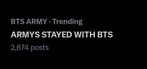 Drop a “💜” if you Stayed with BTS !!