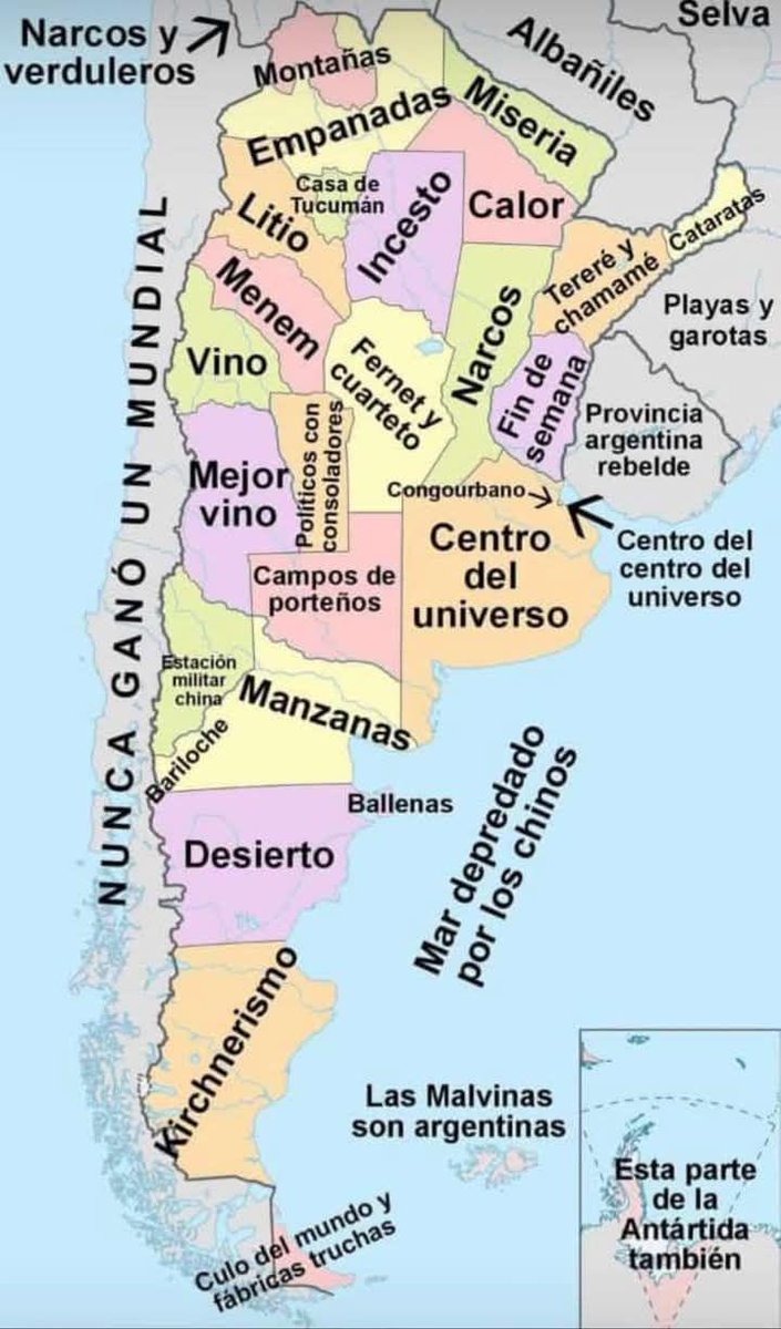 <a href="/porqueTTarg/">Tendencias en Argentina</a> El verdadero mapa argento..