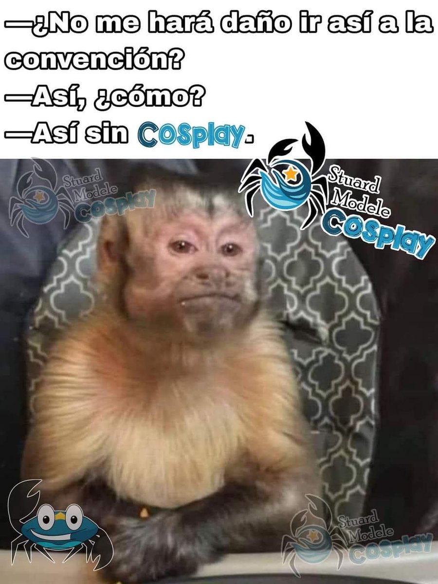 Stuard_Modele's tweet photo. Pues a los Cosplayers sí nos hace daño. Se siente en el corazón, es que ir sin nada se siente feito. 🥺💔🦀 https://t.co/4baVuqa9MW