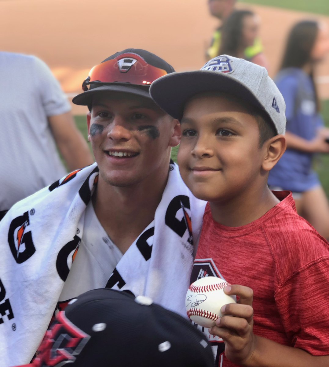 State Tournament Throwback at Dell Diamond June 6, 2019 

Bobby Witt, Jr  - Kansas City Royals with Sebastian  

Colleyville Heritage HS
State Champions
<a href="/BwittJr/">Bobby Witt Jr</a> 
<a href="/SebbyG05/">Sebby</a>