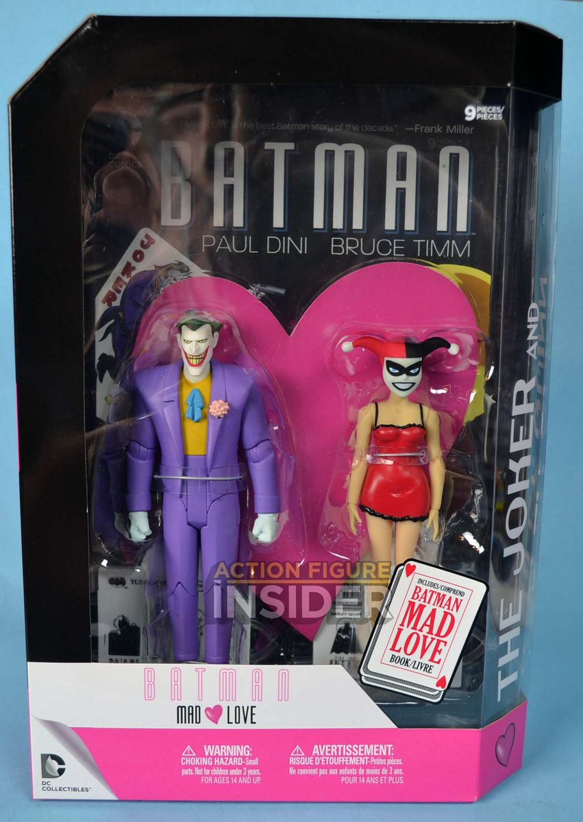 According to the latest solicits <a href="/mcfarlanetoys/">McFarlane Toys</a> will be offering a re-release of the Batman The Animated Series Mad Love 2-pack in the next few months. In addition to the Harley and Joker, it should also include the Mad Love comic as well