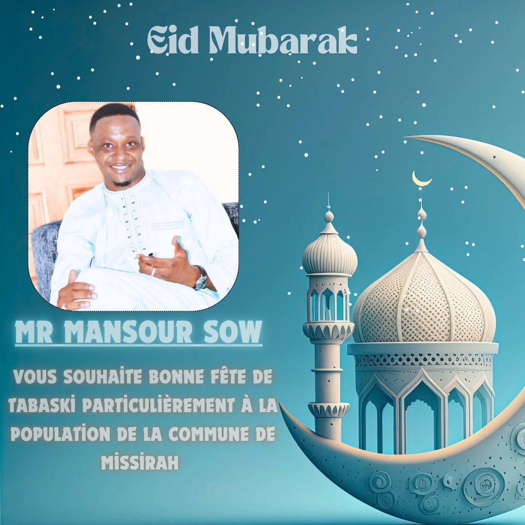 En ce moment de partage et de recueillement, nous adressons nos vœux les plus sincères à toute la communauté, en particulier aux habitants de la commune de Missirah. Que cette célébration du sacrifice du mouton renforce nos liens et nous rappelle les valeurs d’unité et de paix.