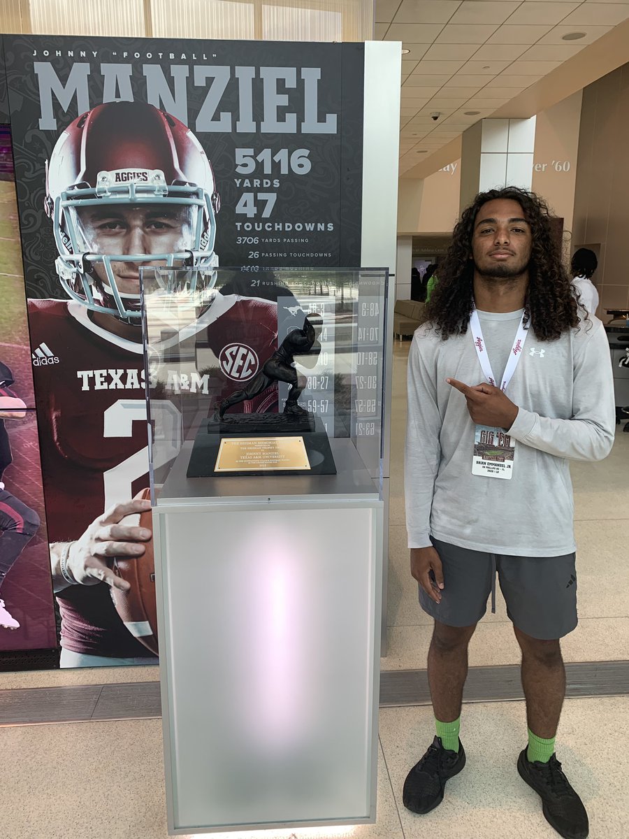 Had a great visit at Texas A&amp;M <a href="/AggieFootball/">Texas A&M Football</a> <a href="/CoachMikeElko/">Coach Mike Elko</a> <a href="/dphsfootball/">Dr. Phillips</a> <a href="/AdamMoratelli55/">Coach Moratelli</a>