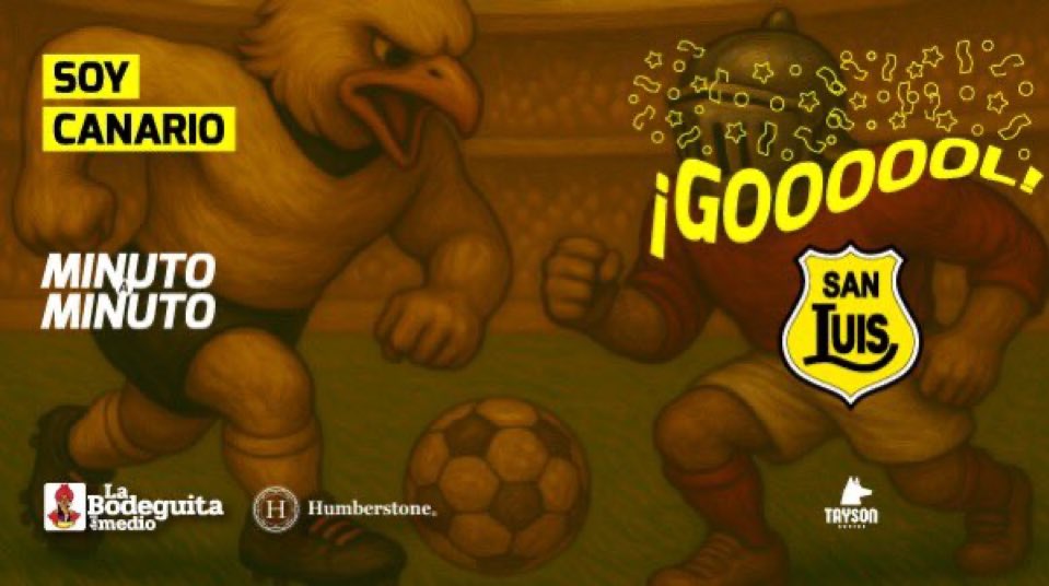 soycanario's tweet image. ⚽️🇨🇱 SÍ SEÑOR ☝🏻
Minuto 59 Guillermo Avello 
#SanLuis 2-1 #CDLS 
#SoyCanario