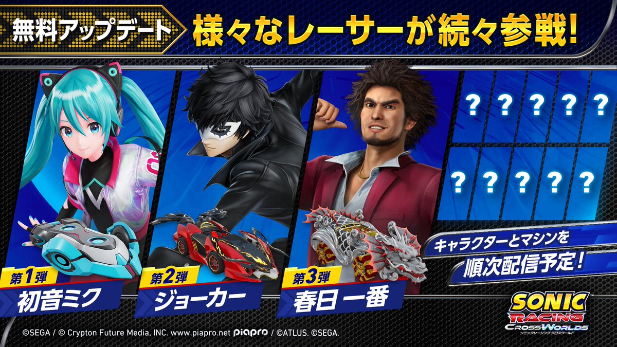 【送料無料】未使用品 ソニックレーシング クロスワールド B2ポスター ソニックレーシング クロスワールド on X: 