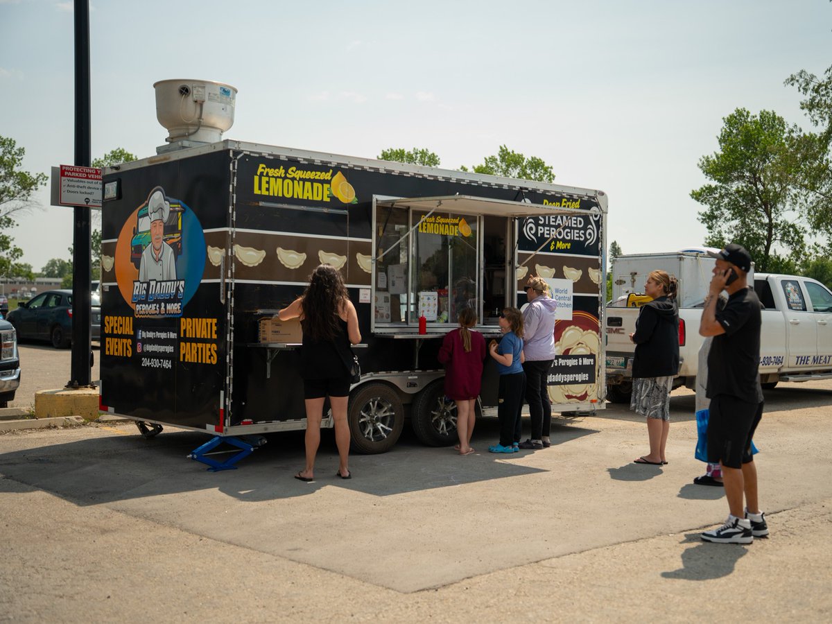 WCKitchen's tweet image. As wildfires force evacuations across Manitoba, WCK is serving meals at the Billy Mosienko Arena, now a shelter for displaced families. Usually home to local hockey games, the arena has become a hub for relief. Thank you to Big Daddy's Perogies &amp;amp; More, who is among our first food…