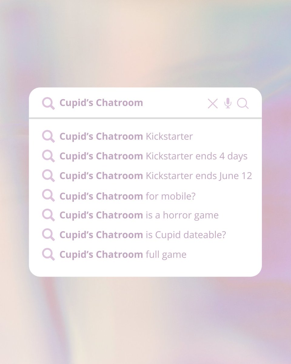 📣 With 4 days left to spare, our Kickstarter ends June 12! Consider helping us bring the full game of Cupid's Chatroom to life by backing our campaign ❤️🧡💛

You can even try out the demo on itch.io and Steam!

🔗 kickstarter.com/projects/ateli…