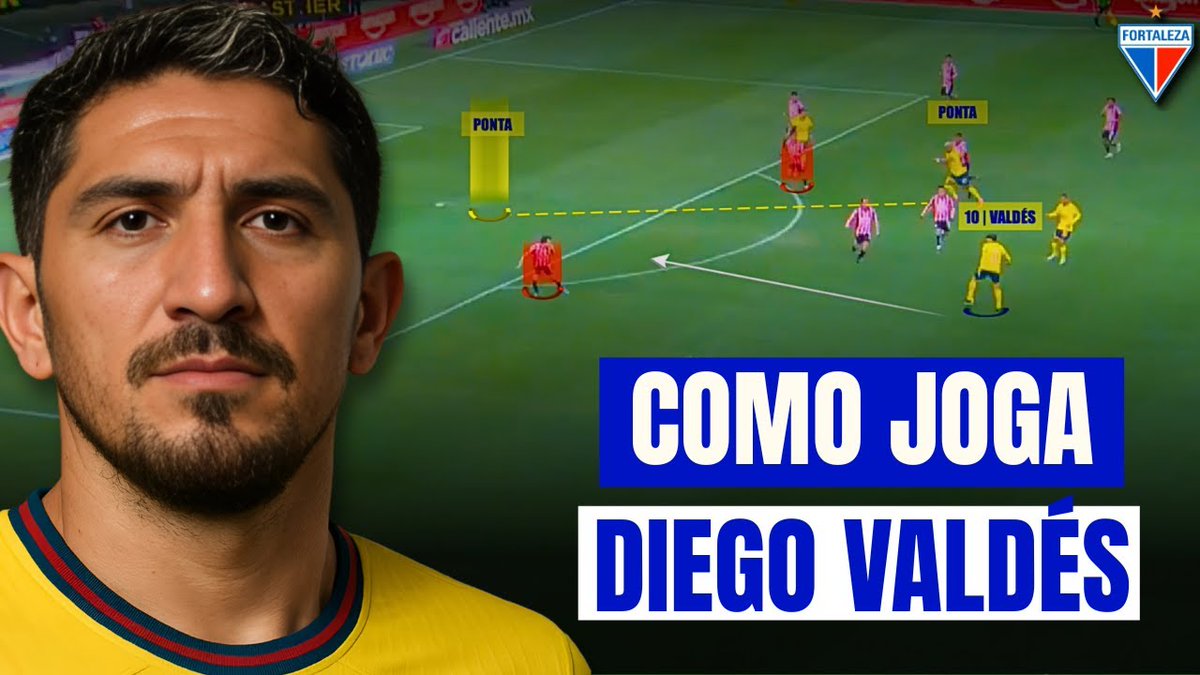 🇨🇱O Fortaleza foi ao México e escolheu a dedo o meia-atacante Diego Valdés. Mas como joga?Explico:
 
🃏Coringa no ataque
🧠Temporiza e verticaliza o passe
🔥Drible curto
🎯Bola longa e inversões 
🥅Chegadas na área
🪫Poupa energia na fase defensiva

Edição: <a href="/KlipDraw/">KlipDraw</a>