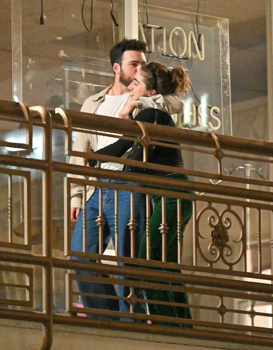 Rachel Sennott and her boyfriend Blake Slatkin at Sushi Park on Thursday night.