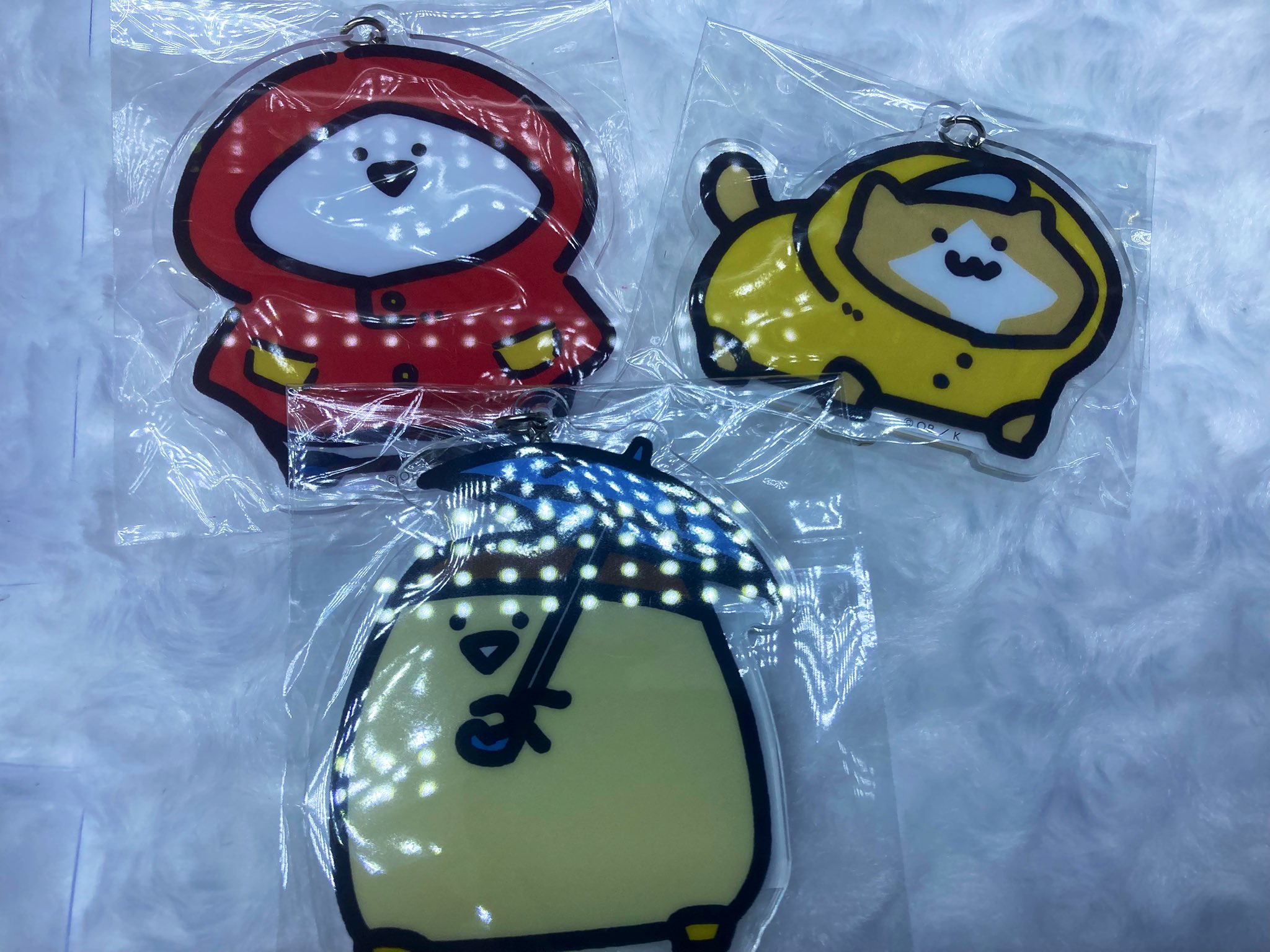 GIGO お文具といっしょ 雨とあじさい マスコット アクリル