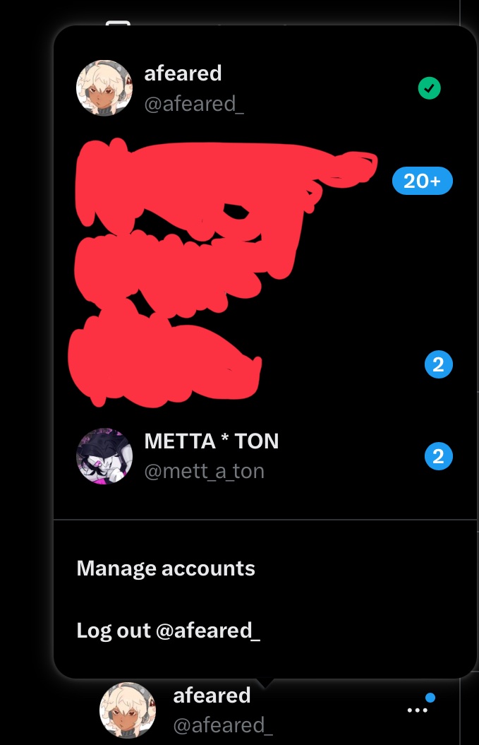 afeared_'s tweet image. me and my 15 alter egos (these are just the ones on my ipad. I have many more)