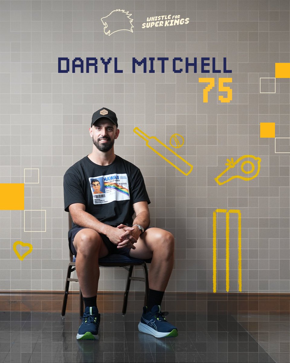 Daryl’s here to swing things our way! 🏏💥 
Welcome to TSK! 💛🔥

#WhistleForSuperKings
#MLC2025