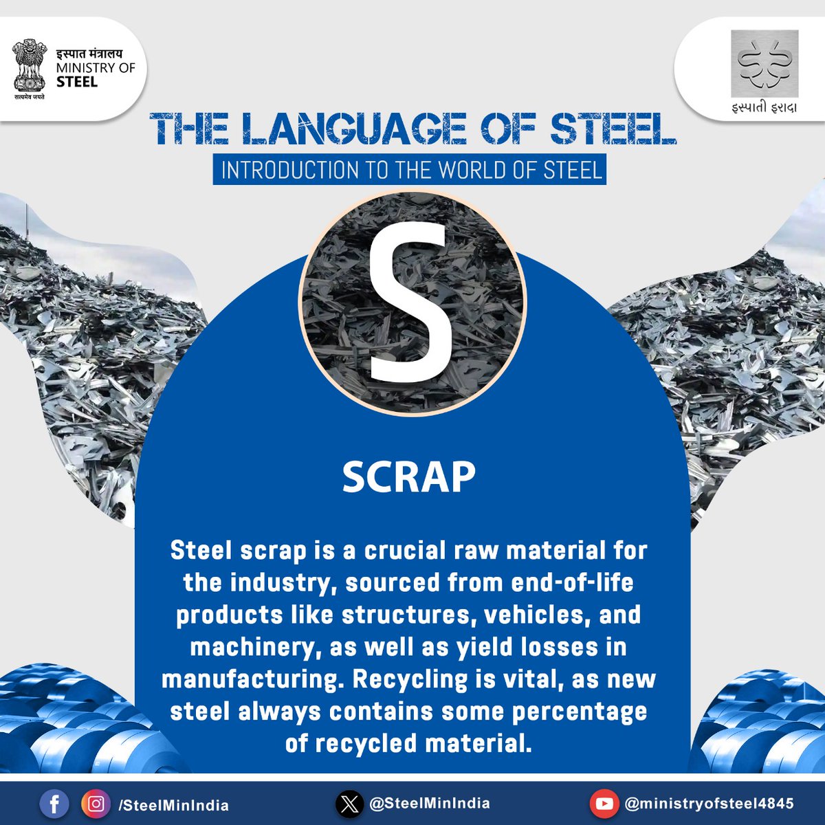 SteelMinIndia's tweet image. Unlocking the Language of Strength! 💪🔍
From A to Z, we’re breaking down key terms that shape the world of steel. Stay tuned and sharpen your knowledge!⚙️

#LanguageOfSteel #IspatiGyan #SteelIndustry #KnowYourSteel