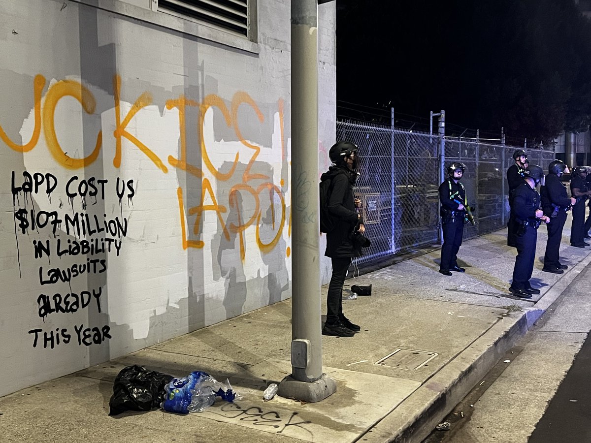 “LAPD cost us $107 million in liability lawsuits already this year”

FUCK LAPD! FUCK ICE!