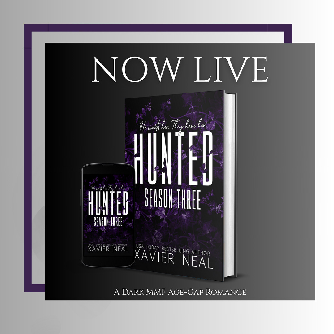 ✩ Check out this New Release ✩ Hunted Season 3 is available now! by <a href="/XavierNeal87/">XavierNeal</a> #NowLive #Huntedseasonthree #foryou #bookrecs #xavierneal #MMF #agegap #darkromance #xavierneal #dsbookpromotions
 mybook.to/4Xcp