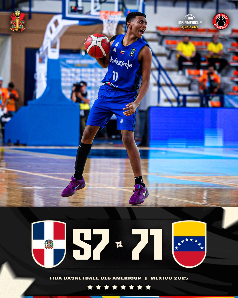 v1nobasketball's tweet photo. 🇻🇪¡𝗡𝗢𝗦 𝗩𝗔𝗠𝗢𝗦 𝗔 𝗦𝗘𝗠𝗜𝗦! 🔜 @AmeriCup 🏆

#FIBA #AmeriCupU16 🇲🇽🏀 #JuntosSomosMas https://t.co/cGnbVW0y40