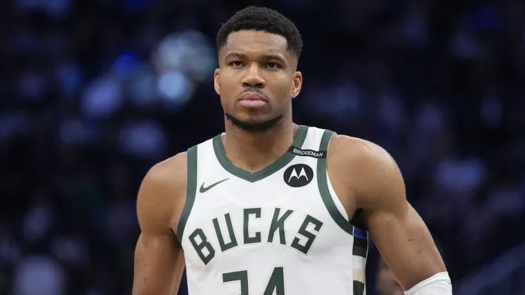 NBA_Cental's tweet photo. BREAKING: Bucks star Giannis Antetokounmpo has been accused of having an affair with John Haliburtons wife for the past 3 months. Insider’s say he was a “freak” in the bedroom. He just got arrested this morning. https://t.co/XHzWN7O1ak
