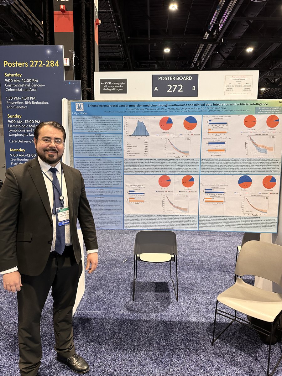 Honored to present at #ASCO25:
Enhancing Colorectal Cancer #PrecisionMedicine through #MultiOmics &amp; #ArtificialIntelligence
#VelazquezVillarrealLab🤖🧬
<a href="/TGenResearch/">TGen</a> <a href="/PECGSnetwork/">PE-CGS</a> <a href="/cityofhope/">City of Hope</a> <a href="/cityofhopeoc/">City of Hope | Orange County</a> <a href="/CityofHopeSurg/">City of Hope Surgery</a> <a href="/CI4CC/">Cancer Center Informatics Society</a> <a href="/TELEMUNDO52/">TELEMUNDO 52</a> <a href="/GoogleAI/">Google AI</a> <a href="/healthuniverse_/">Health Universe</a> <a href="/theNCI/">National Cancer Institute</a>