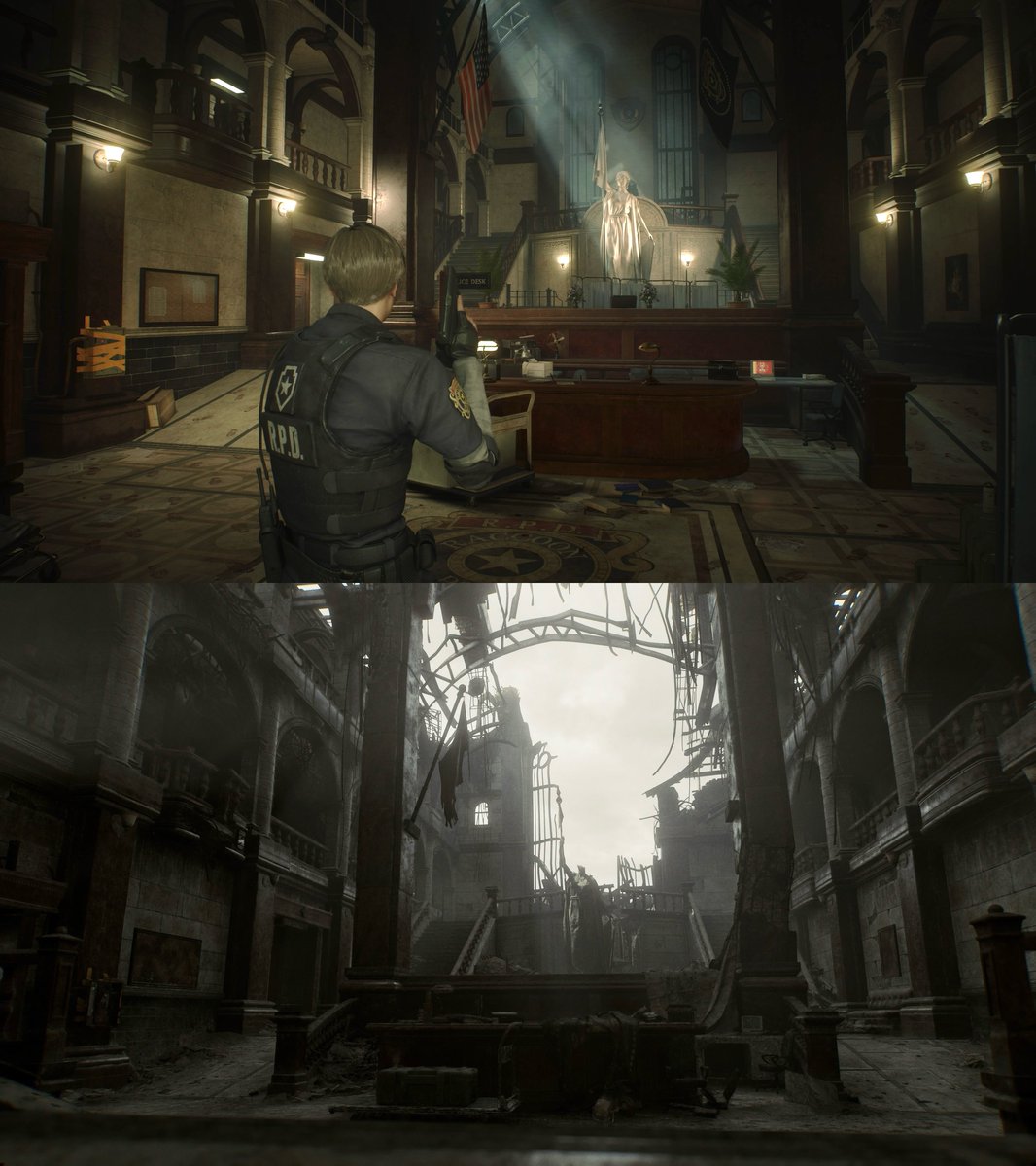 Leon returns to Raccoon City once again